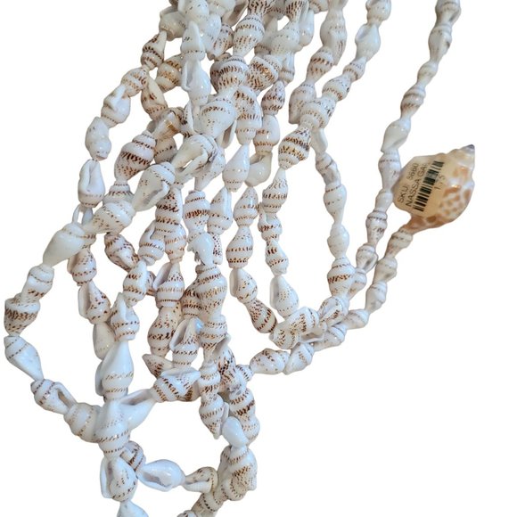 Masagari 72" Six Strands of Natural Seashells for Decor or Garland DH651 - Picture 3 of 4
